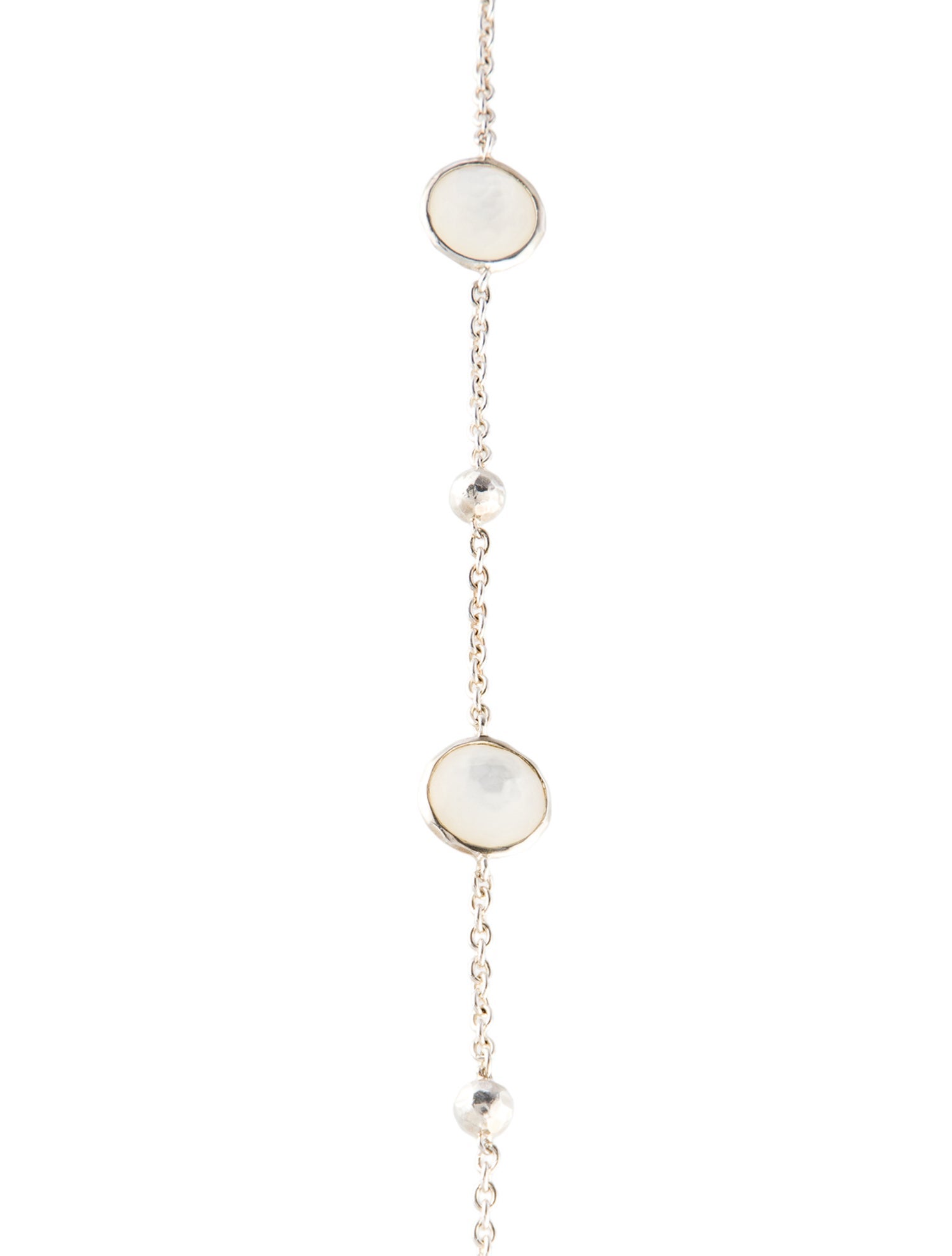 Ippolita Mother of Pearl Ball & Stone Station Necklace