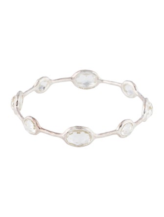 Ippolita Quartz 8-Stone Rock Candy Bangle Bracelet