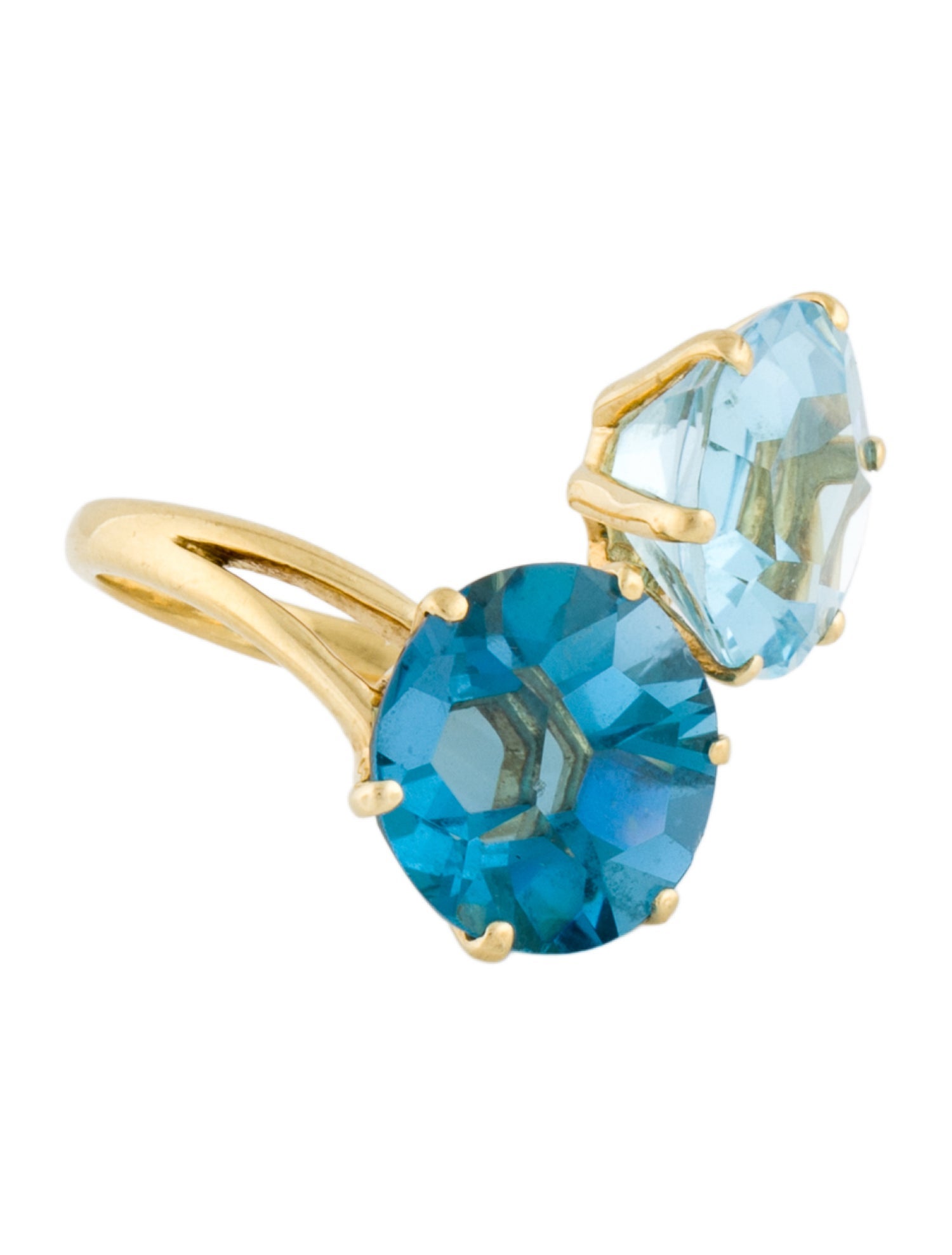 Ippolita 18K Topaz Gemma Double Stone Ring