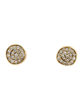 Ippolita 18K Diamond Mini Flower Stud Earrings