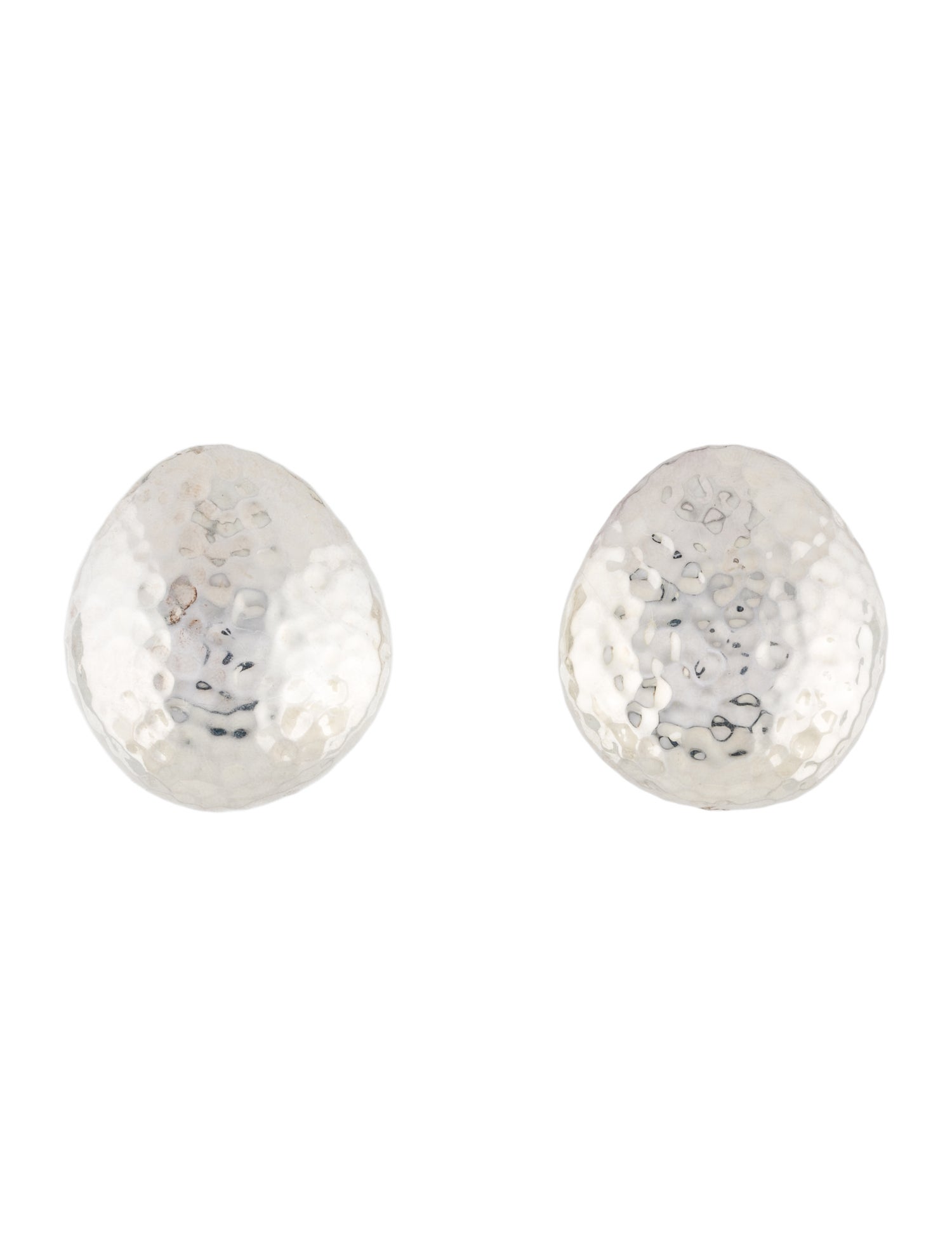 Ippolita Hammered Oval Stud Earrings
