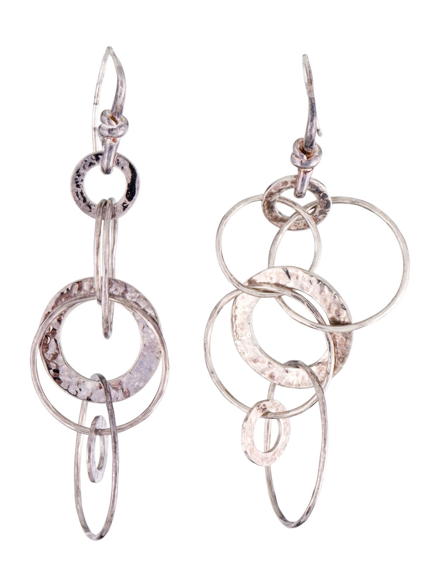 Ippolita Jumbo Hammered Jet Set Chandelier Earrings