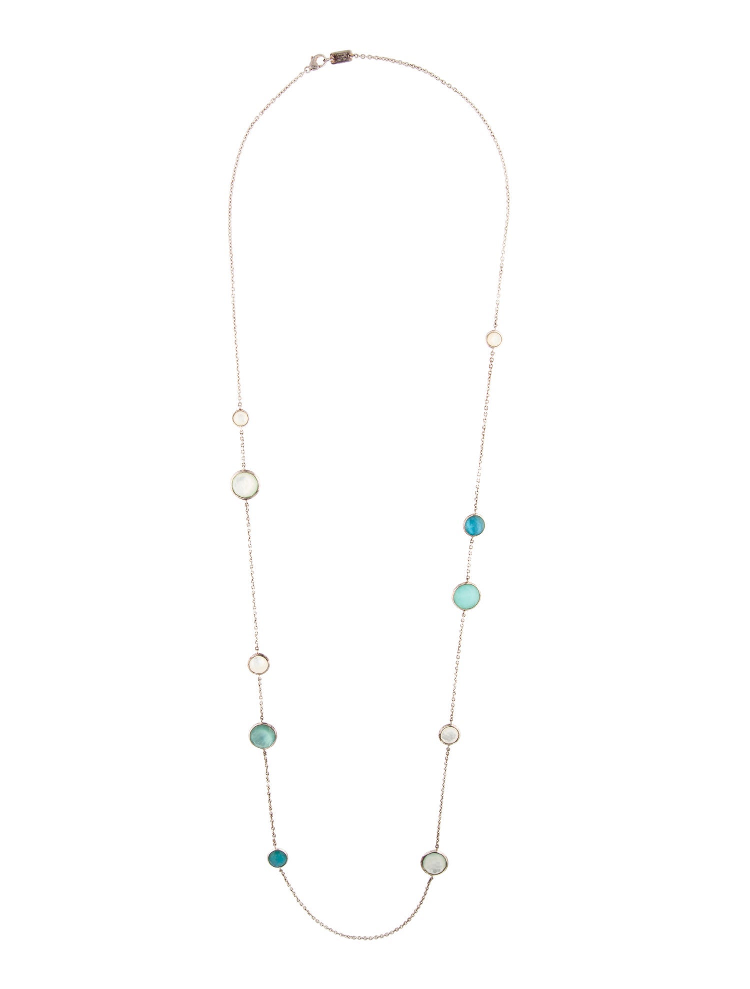 Ippolita Mother Of Pearl & Quartz Station Necklace