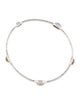 Ippolita Mother of Pearl & Quartz 5-Stone Station Bangle Bracelet