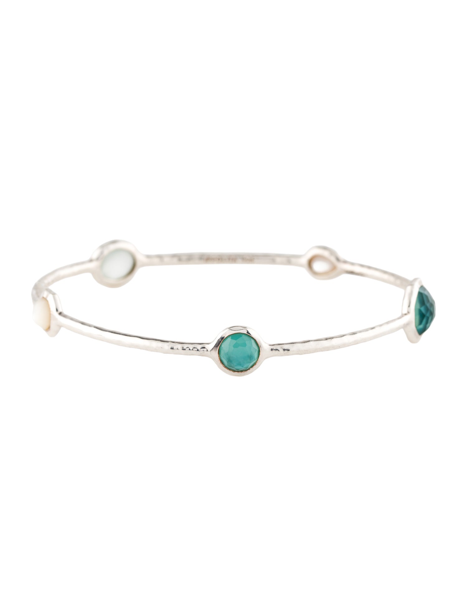 Ippolita Mother of Pearl & Quartz 5-Stones Station Bracelet