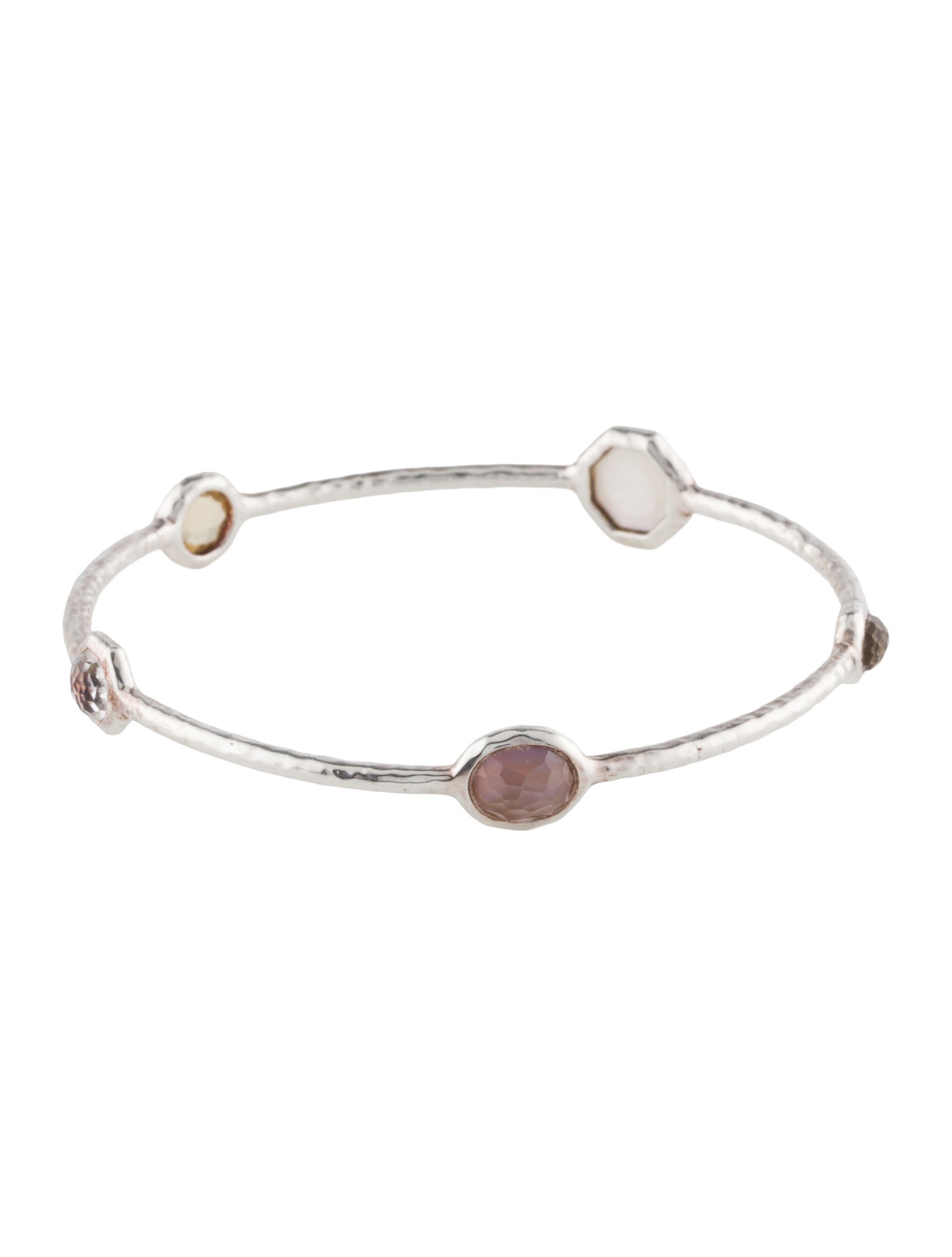 Ippolita Mother of Pearl & Quartz Doublet 5-Stone Station Bracelet