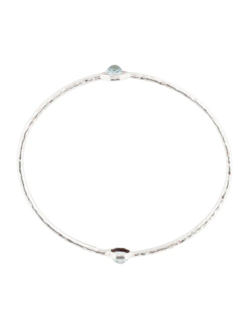Ippolita Topaz Rock Candy Hammered Bangle Bracelet