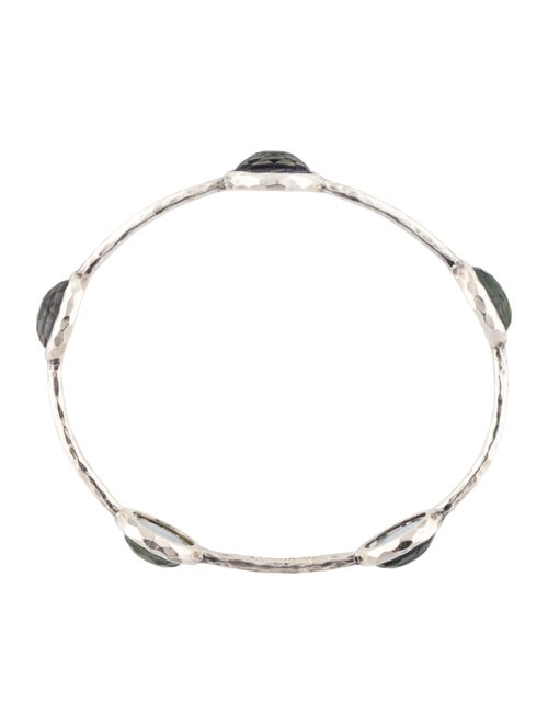 Ippolita Mother-of-Pearl & Quartz 5 Stone Bangle Bracelet