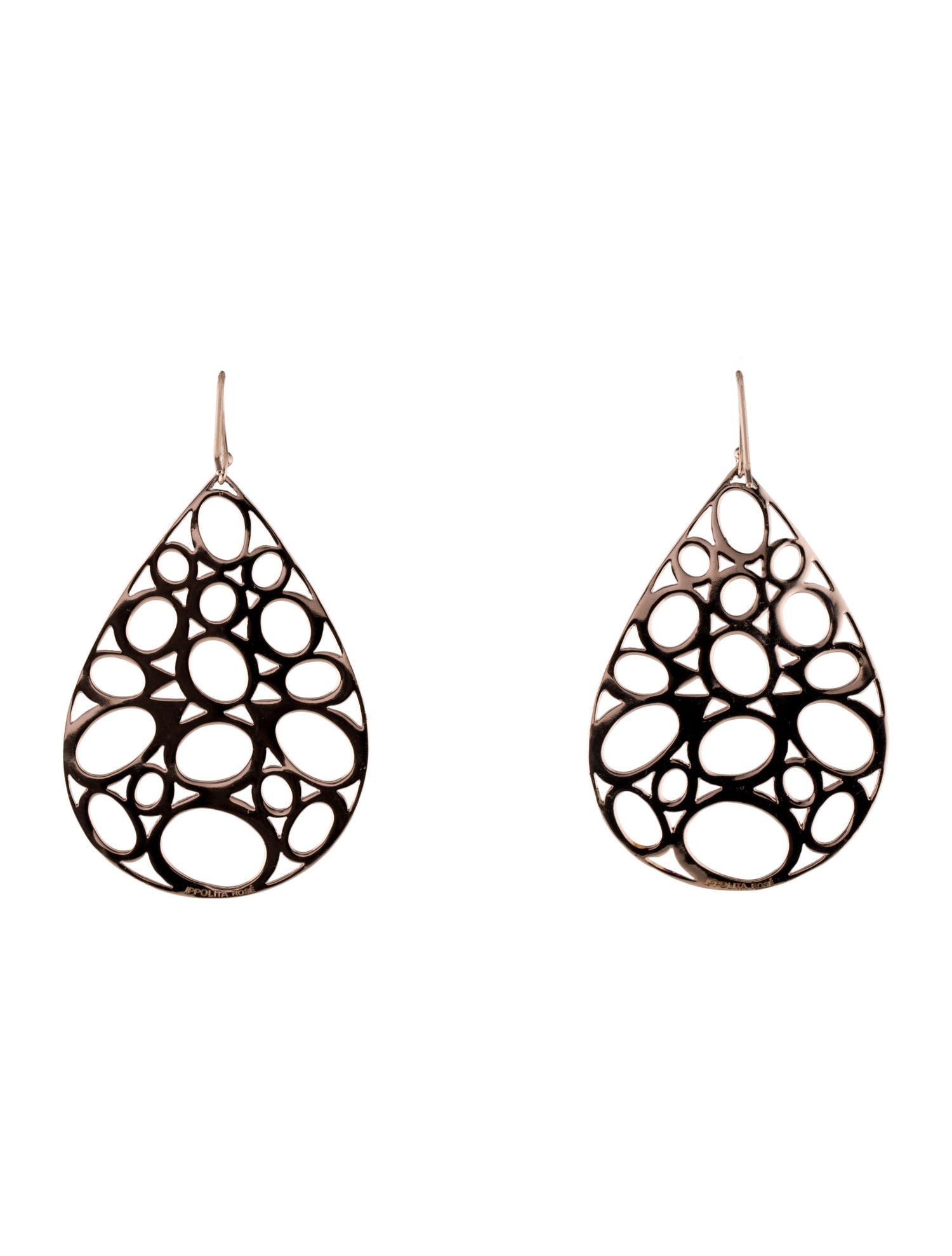 Ippolita Rosé Digital Lace Teardrop Earrings