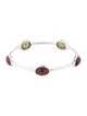 Ippolita Quartz & Pyrite Doublet Station Bangle Bracelet