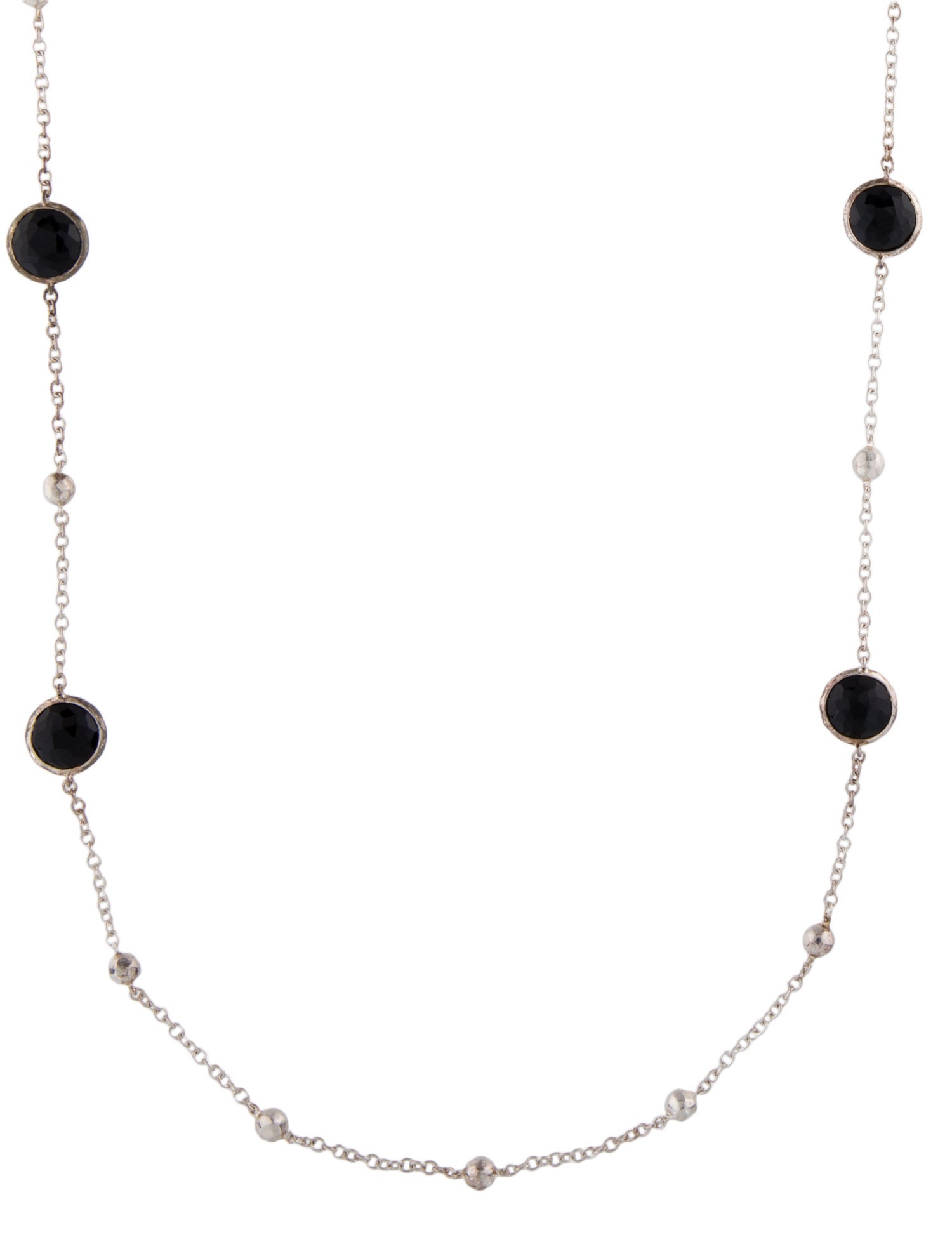Ippolita Onyx & Ball Station Necklace