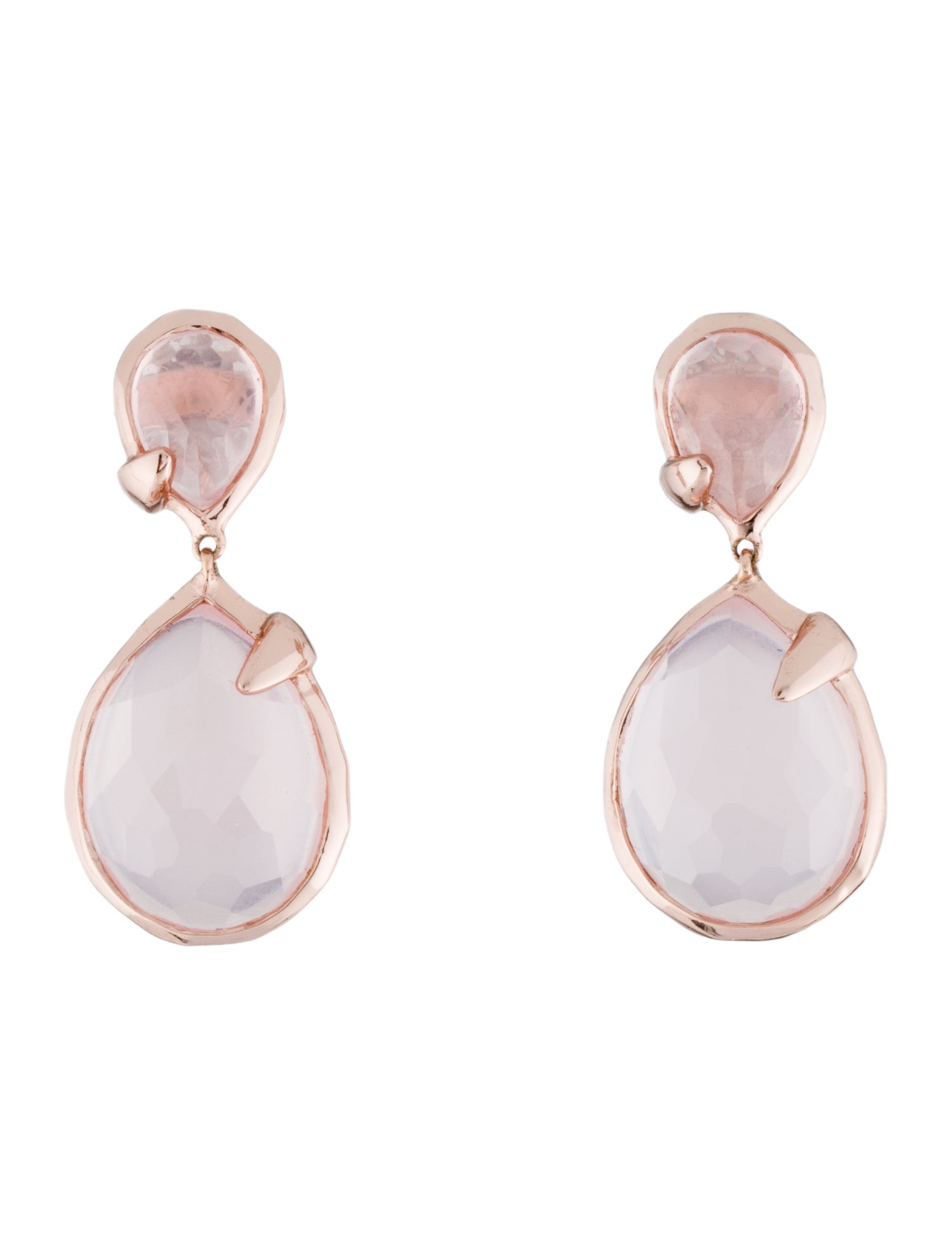 Ippolita Quartz Rosé Drop Earrings