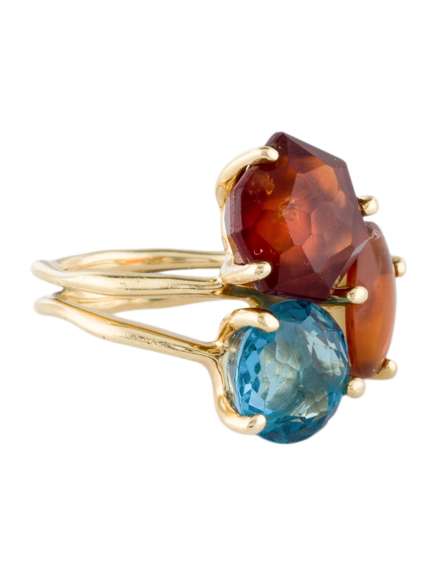 Ippolita 18K Rock Candy Gelato 3-Stone Cluster Ring