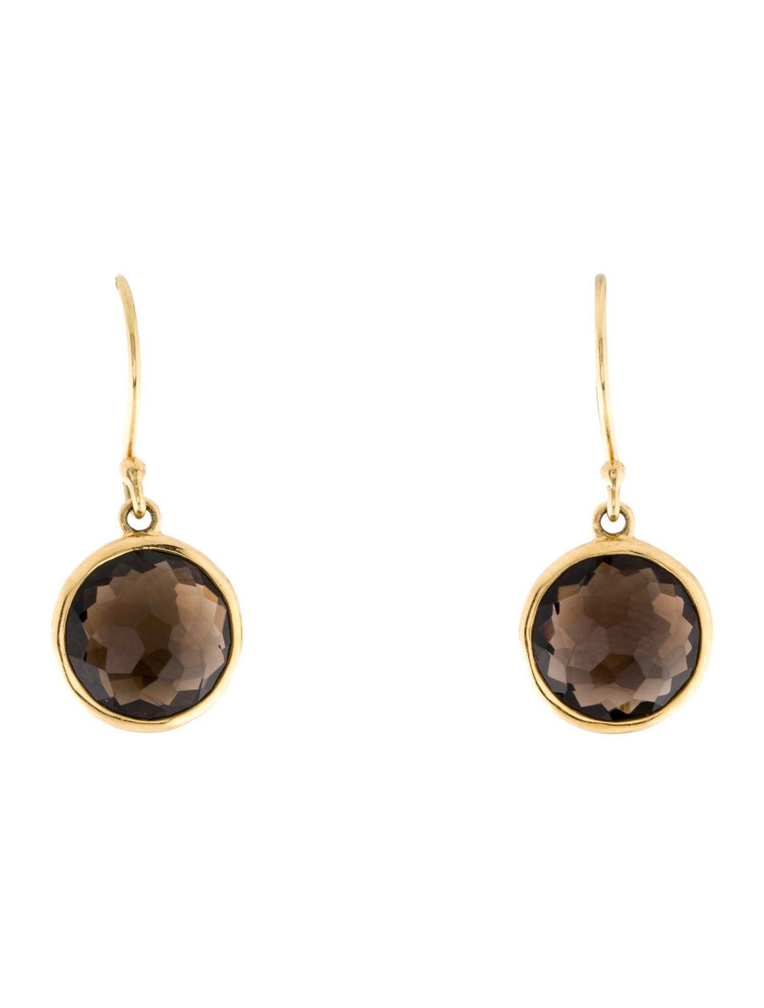 Ippolita 18K Smoky Quartz Small Lollipop Drop Earrings