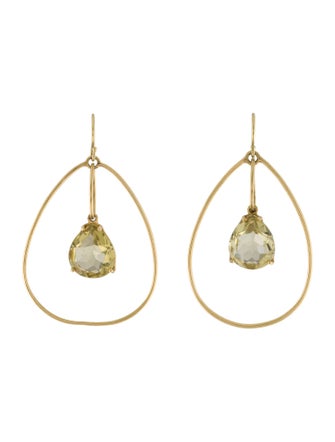 Ippolita 18K Quartz Drop Earrings