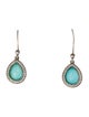 Ippolita Turquoise, Quartz Doublet & Diamond Drop Earrings