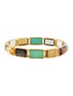 Ippolita 18K Mother of Pearl & Multistone Gelato Rectangular 12 Stone Bangle