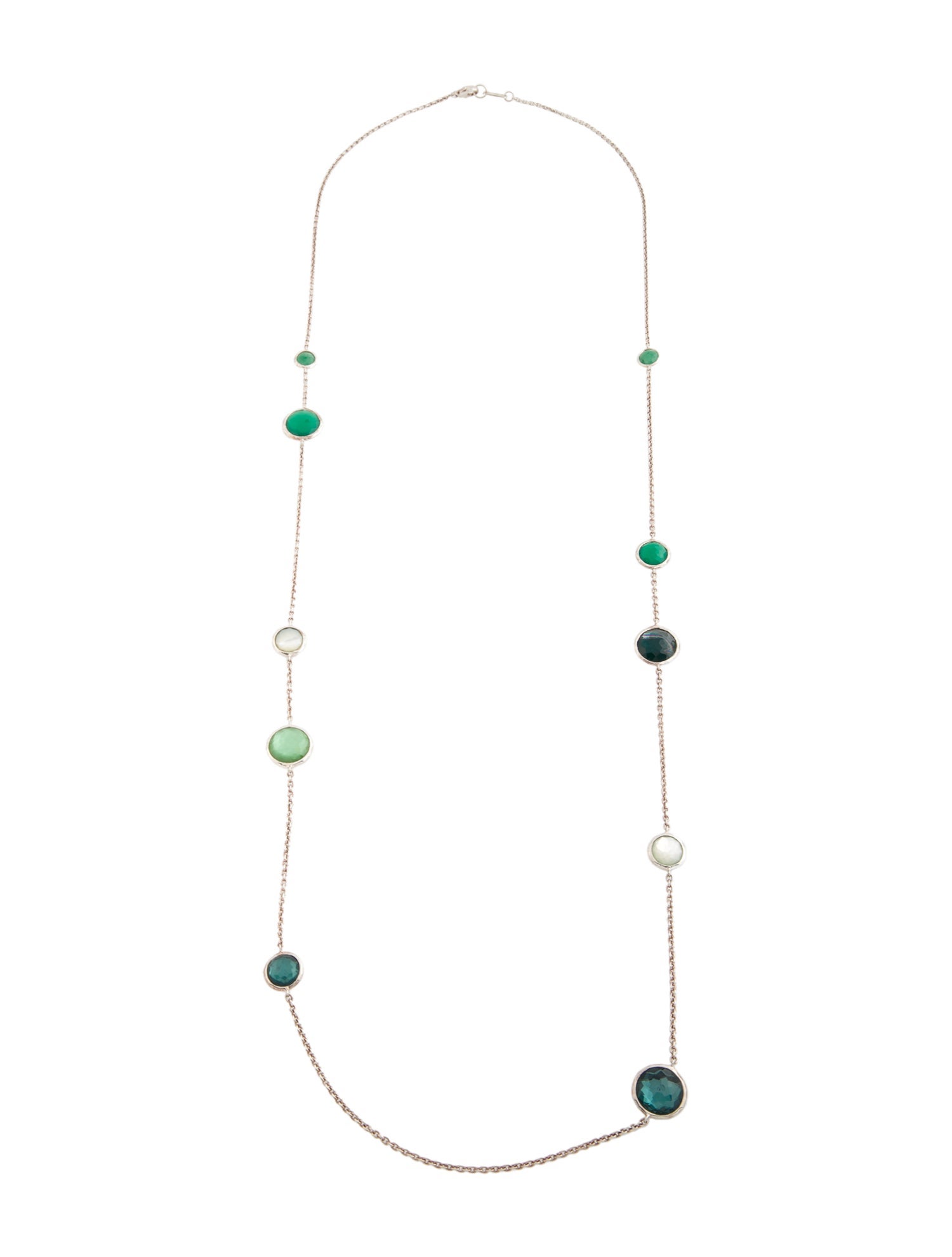 Ippolita Mother-of-Pearl & Multistone Long Station Necklace