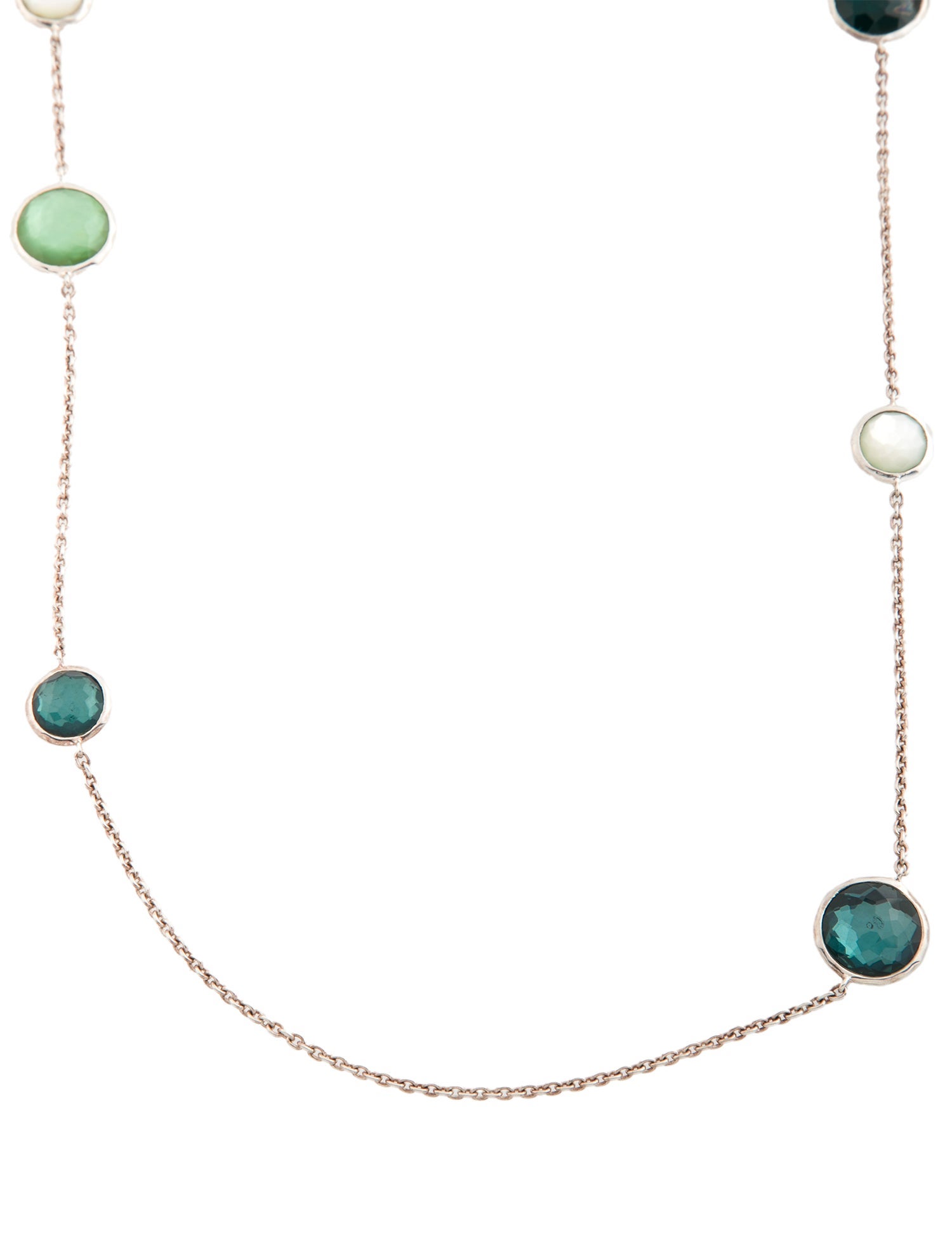 Ippolita Mother-of-Pearl & Multistone Long Station Necklace