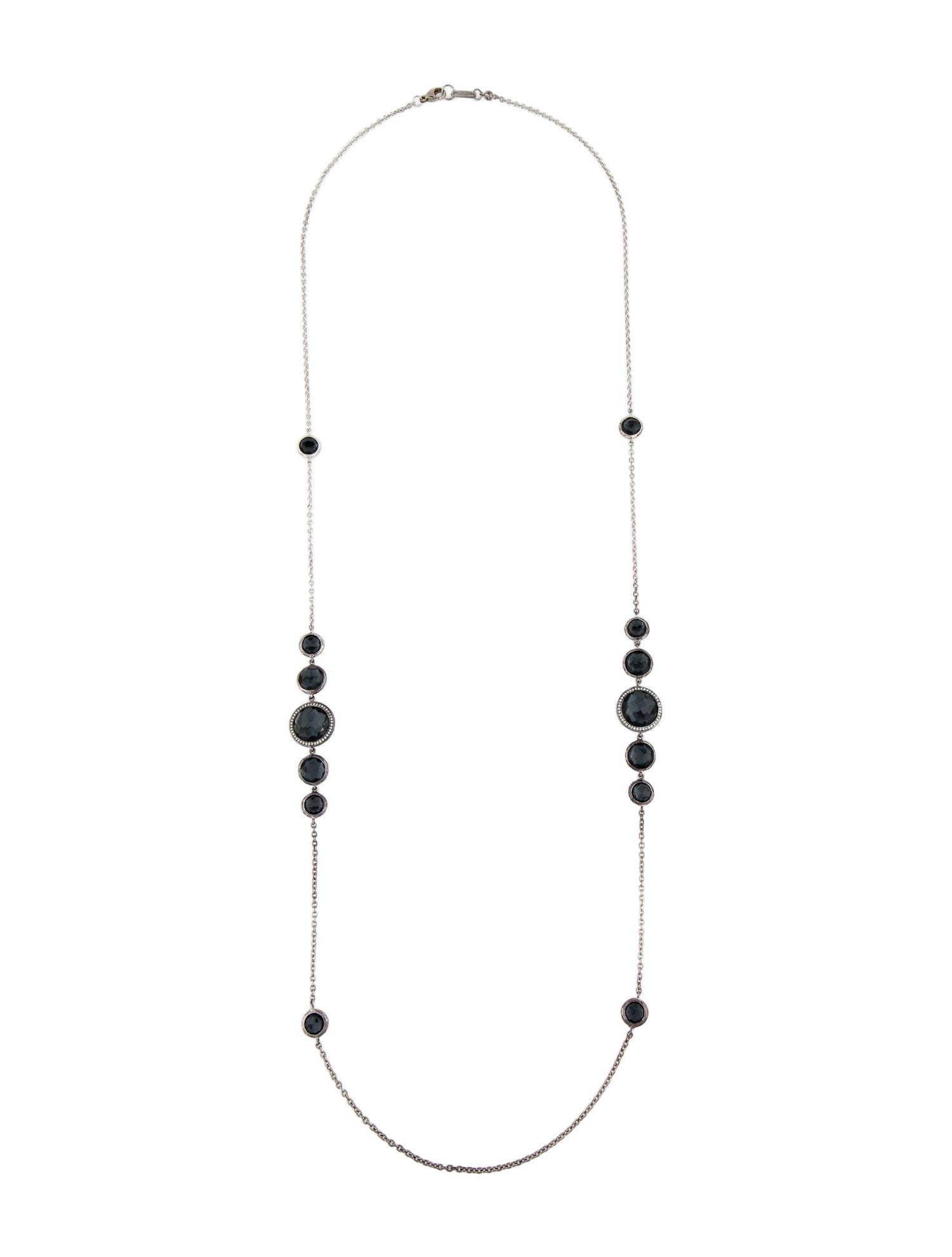 Ippolita Quartz Triplet & Diamond Station Necklace