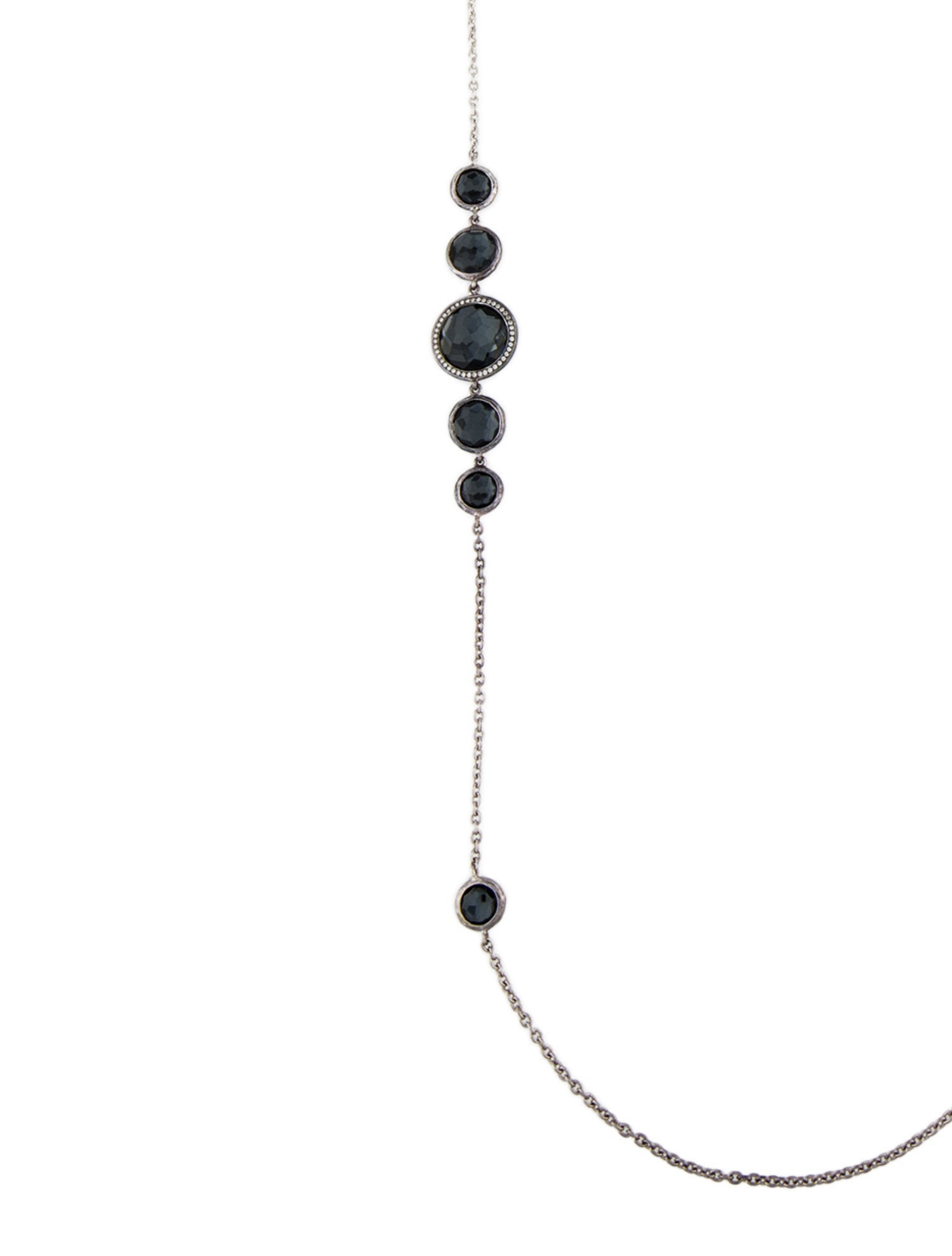 Ippolita Quartz Triplet & Diamond Station Necklace