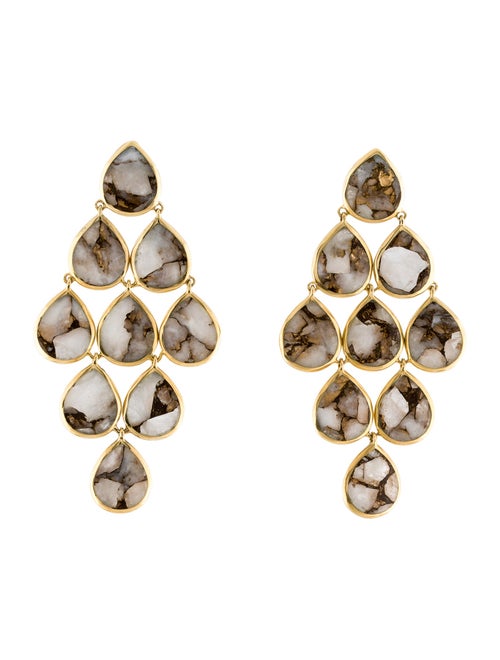 Ippolita 18K Bronze Calcite Cascade Chandelier Earrings