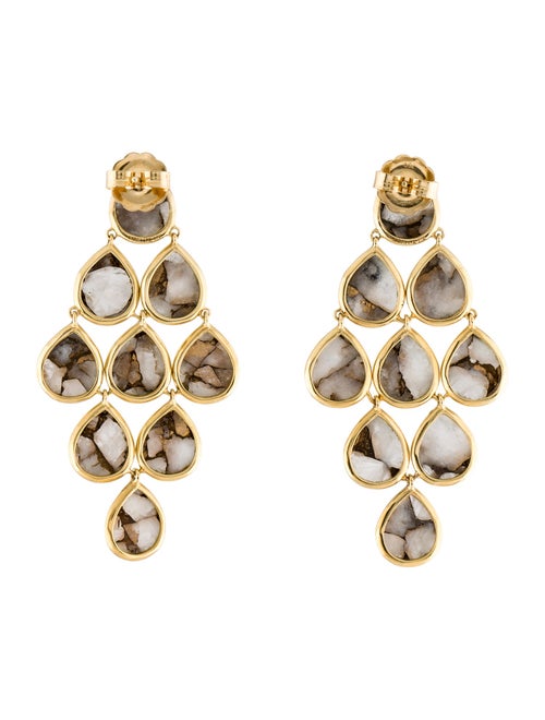 Ippolita 18K Bronze Calcite Cascade Chandelier Earrings