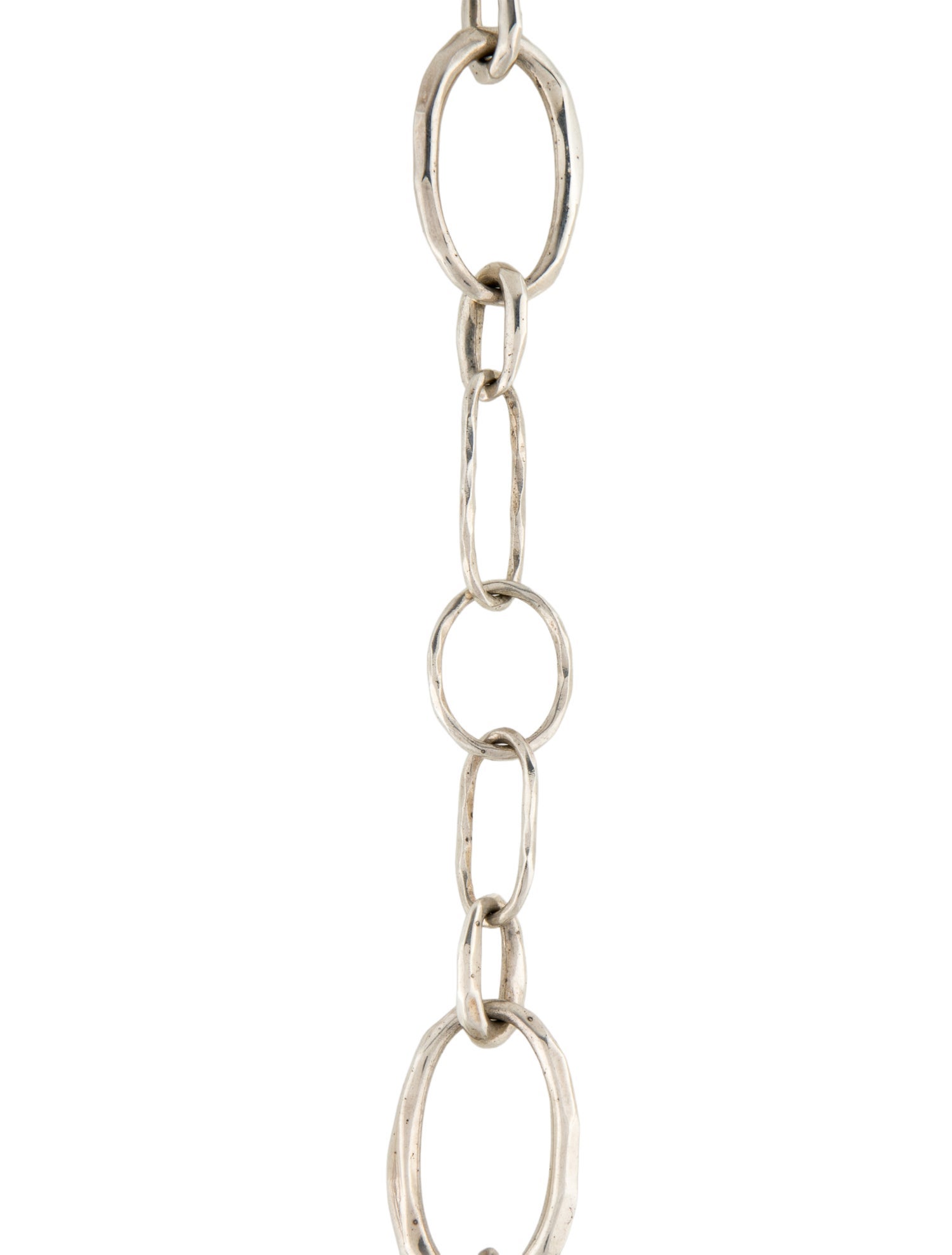 Ippolita Long Hammered Oval Chain