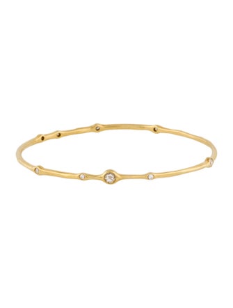 Ippolita 18K Diamond Superstar Bangle Bracelet