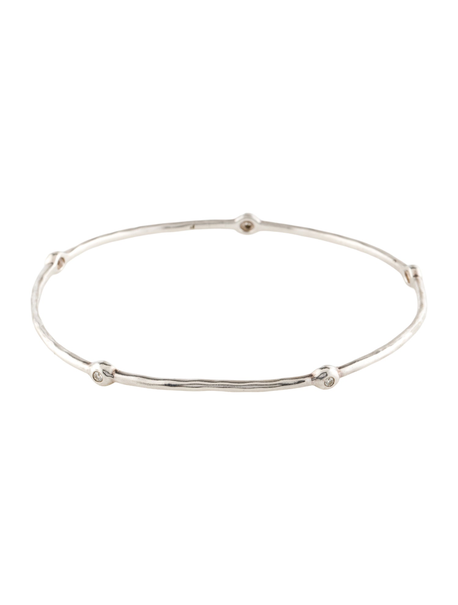 Ippolita Diamond Stella Five-Stone Bangle Bracelet
