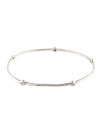 Ippolita Diamond Stella Five-Stone Bangle Bracelet