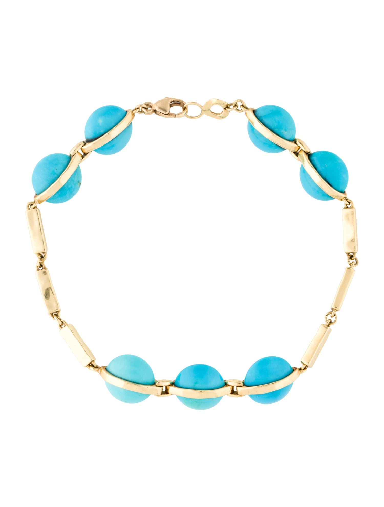 Ippolita 18K Turquoise Senso Link Bracelet