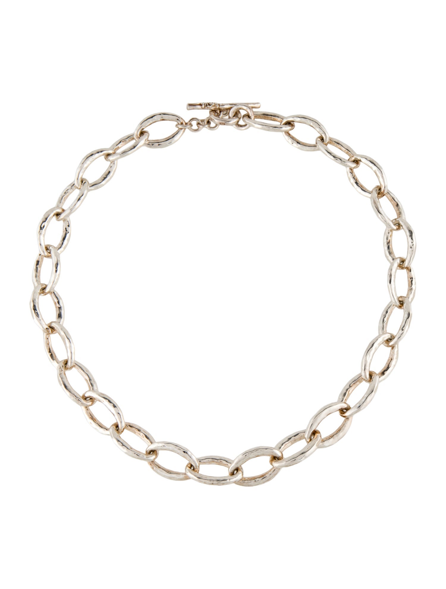 Ippolita Mini Hammered Bastille Link Necklace