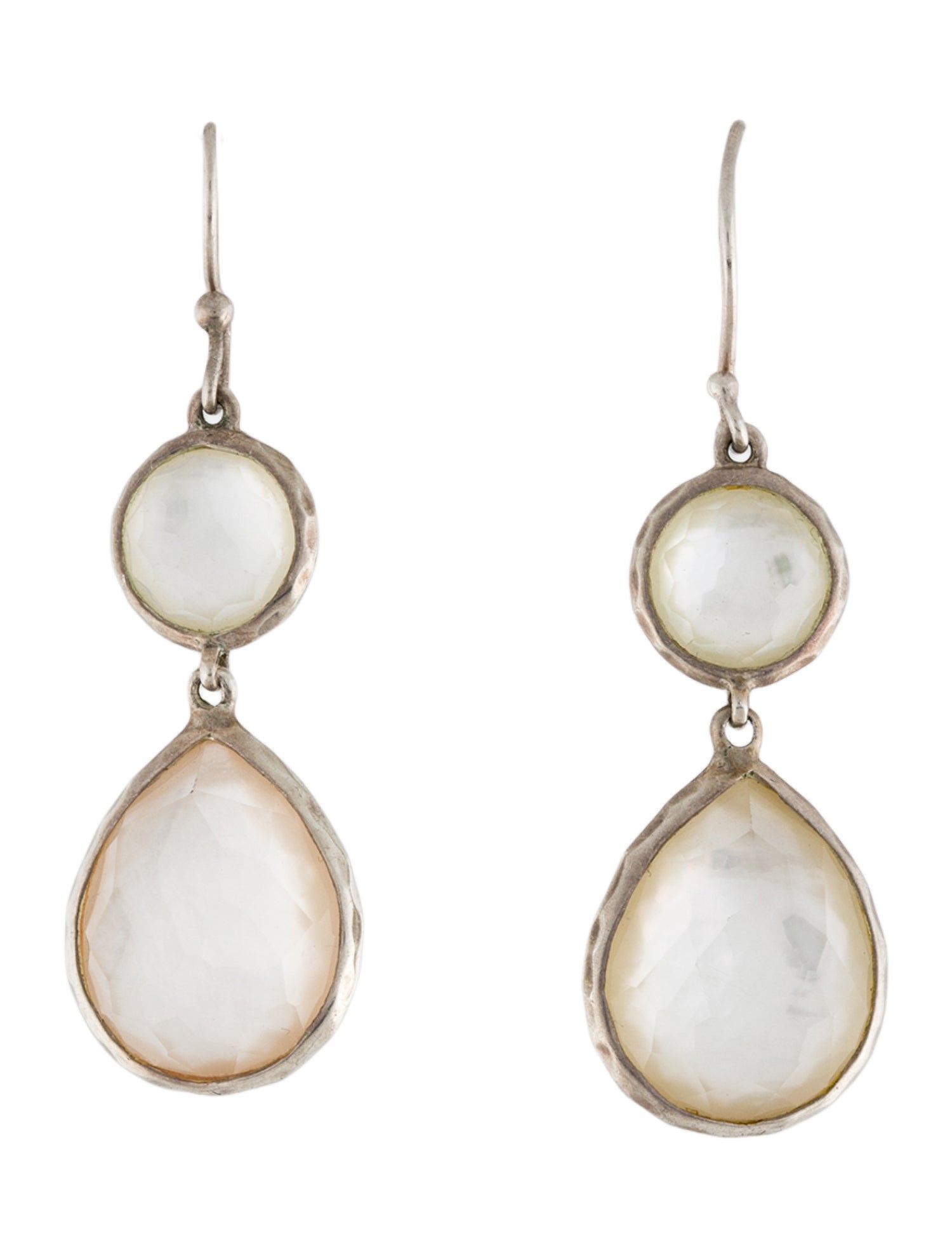 Ippolita Mother of Pearl & Quartz Doublet Drop Earrings