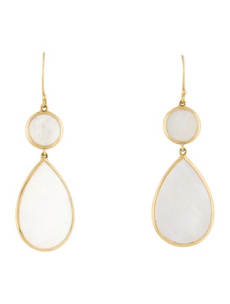 Ippolita 18K Mother of Pearl Snowman Drop Earrings