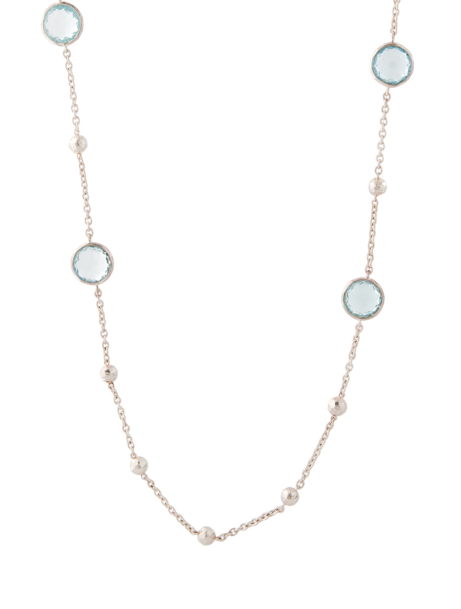 Ippolita Topaz Ball & Stone Station Necklace