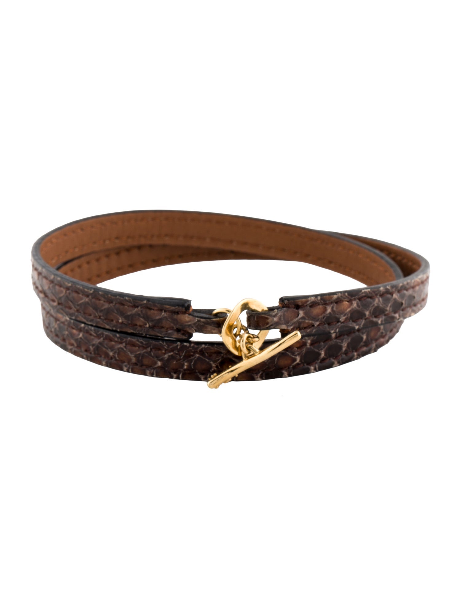 Ippolita 18K Python Pelle Wrap Bracelet