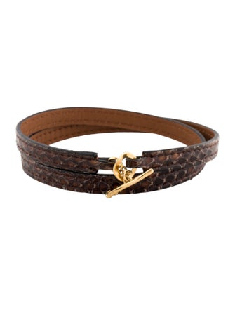 Ippolita 18K Python Pelle Wrap Bracelet