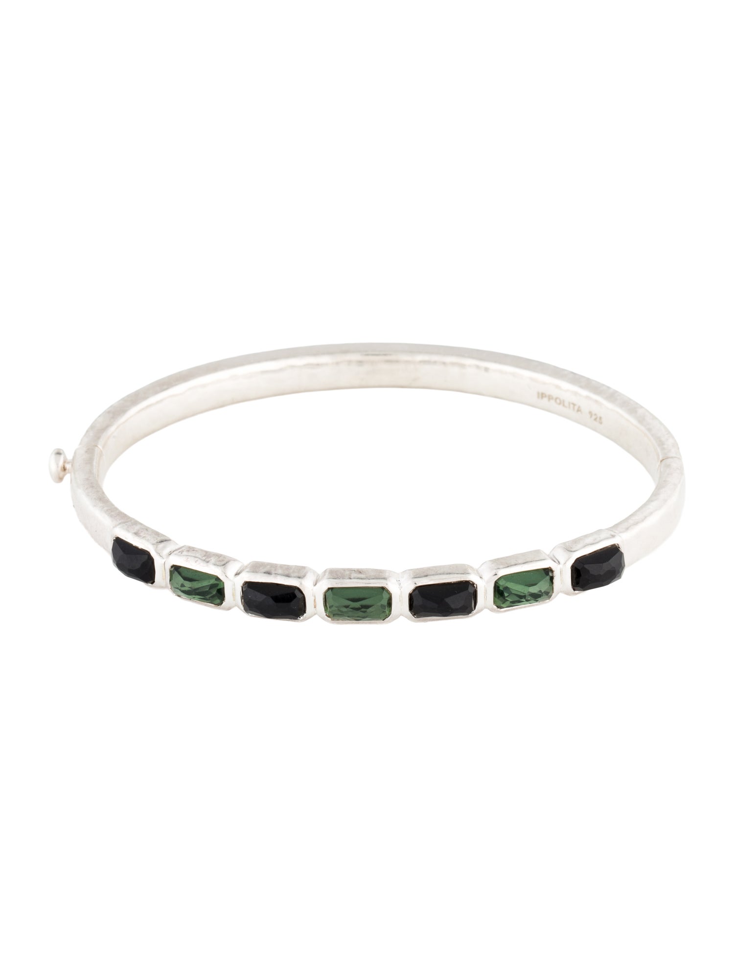 Ippolita Onyx & Quartz Pyrite Bangle Bracelet
