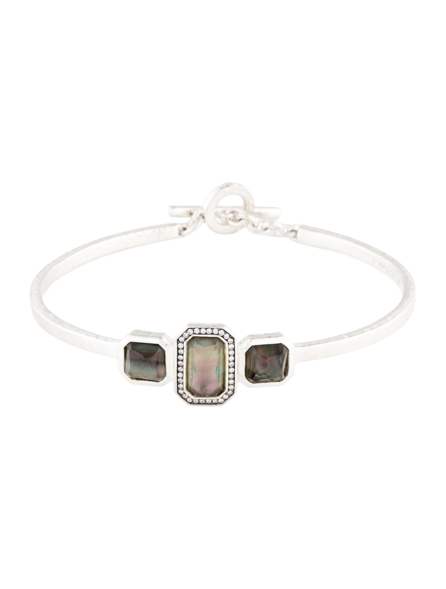 Ippolita Mother of Pearl, Quartz & Diamond Stella Toggle Bracelet