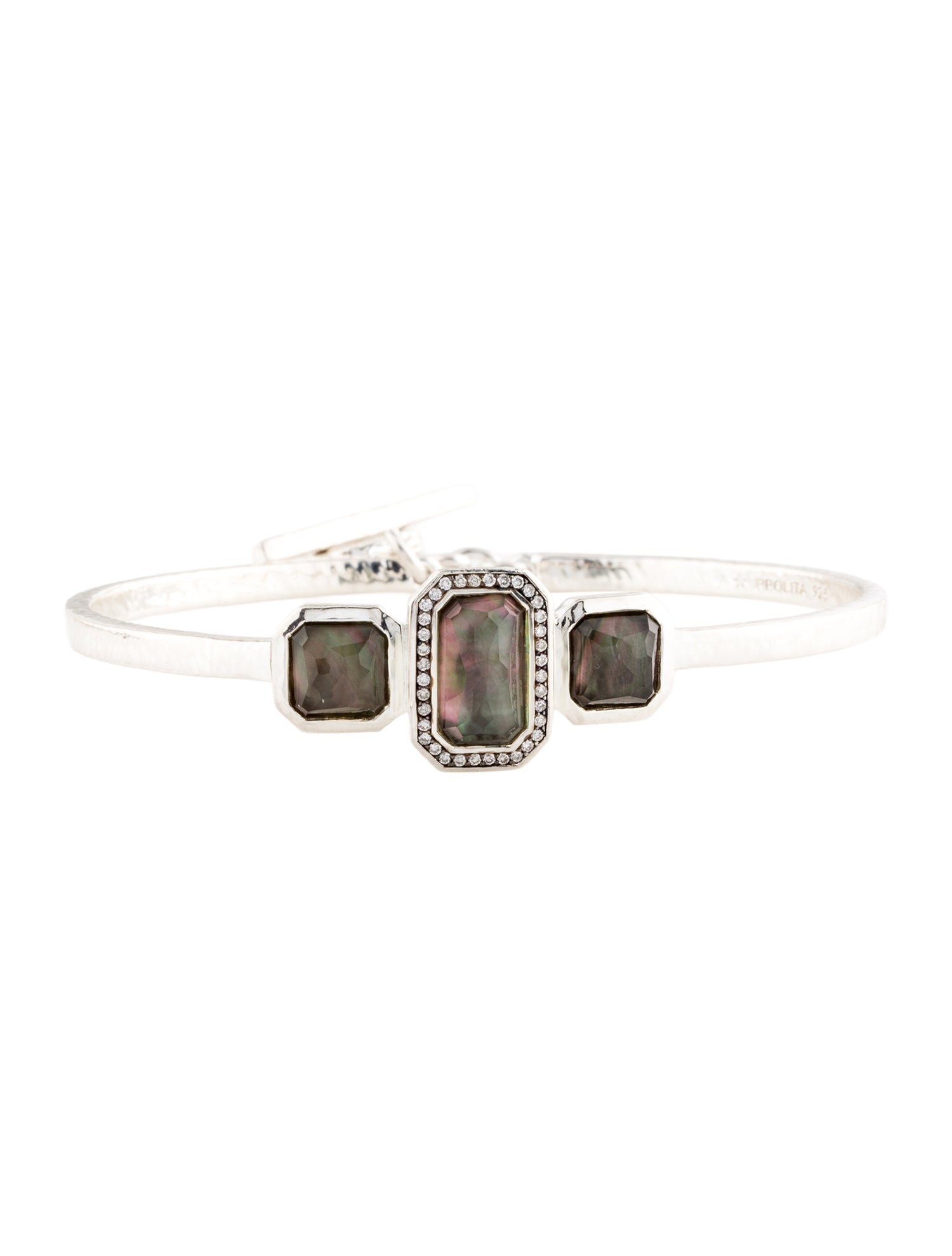 Ippolita Mother of Pearl, Quartz & Diamond Stella Toggle Bracelet