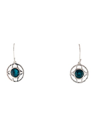 Ippolita Quartz & Pyrite Doublet Drop Earrings