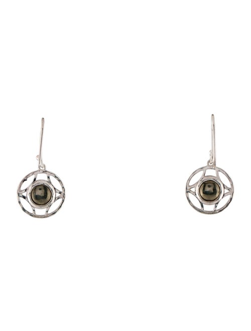 Ippolita Quartz & Pyrite Doublet Drop Earrings