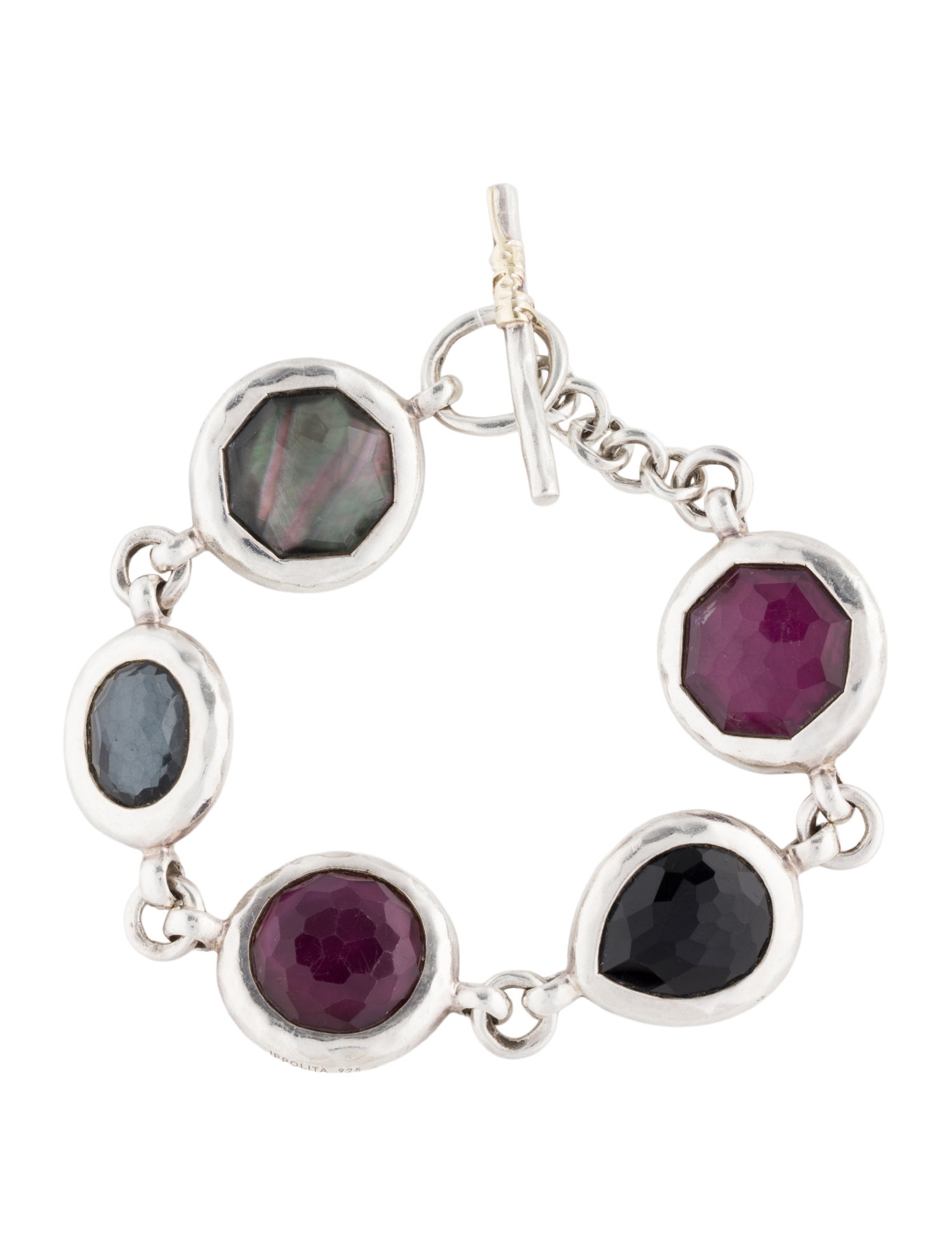 Ippolita Multi-Stone Link Station Toggle Bracelet