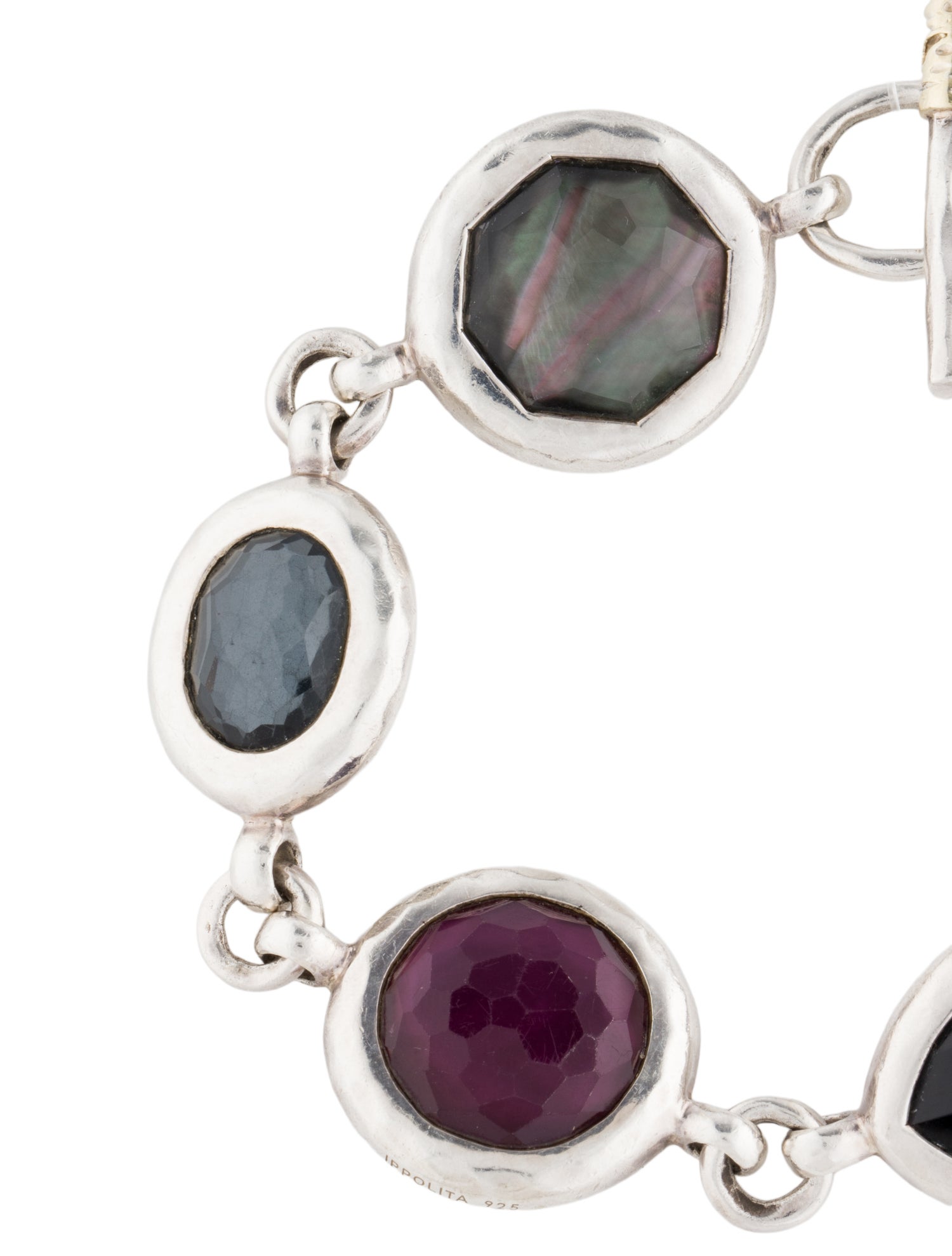 Ippolita Multi-Stone Link Station Toggle Bracelet