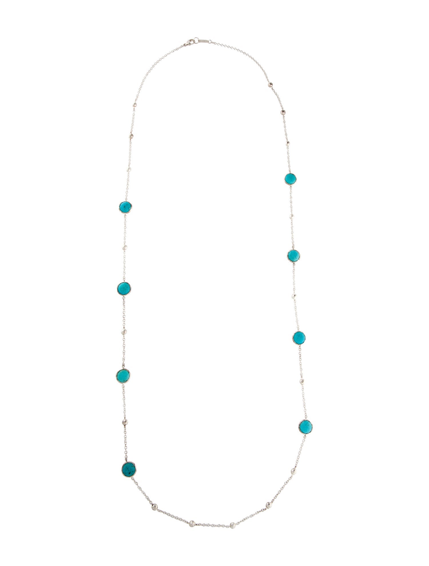 Ippolita Turquoise Ball & Stone Station Necklace