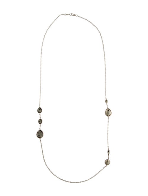 Ippolita Quartz & Pyrite Doublet Station Necklace
