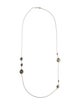 Ippolita Quartz & Pyrite Doublet Station Necklace