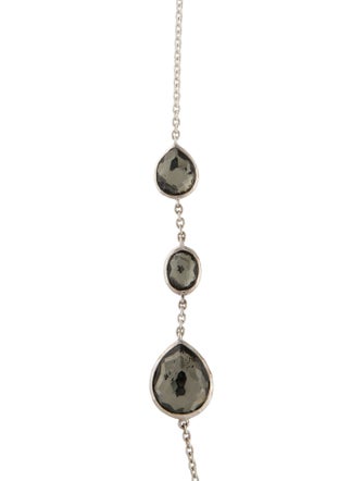 Ippolita Quartz & Pyrite Doublet Station Necklace