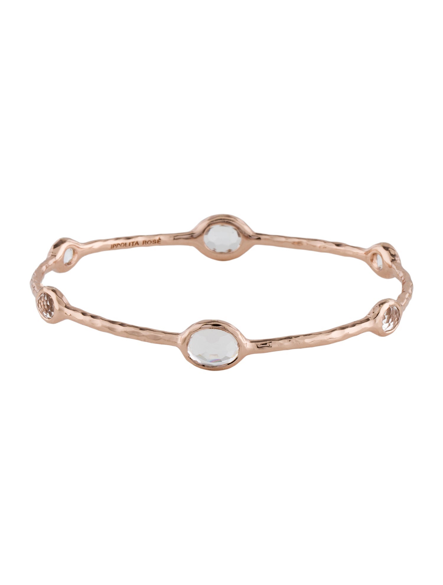 Ippolita Quartz Rosé 6-Stone Bangle